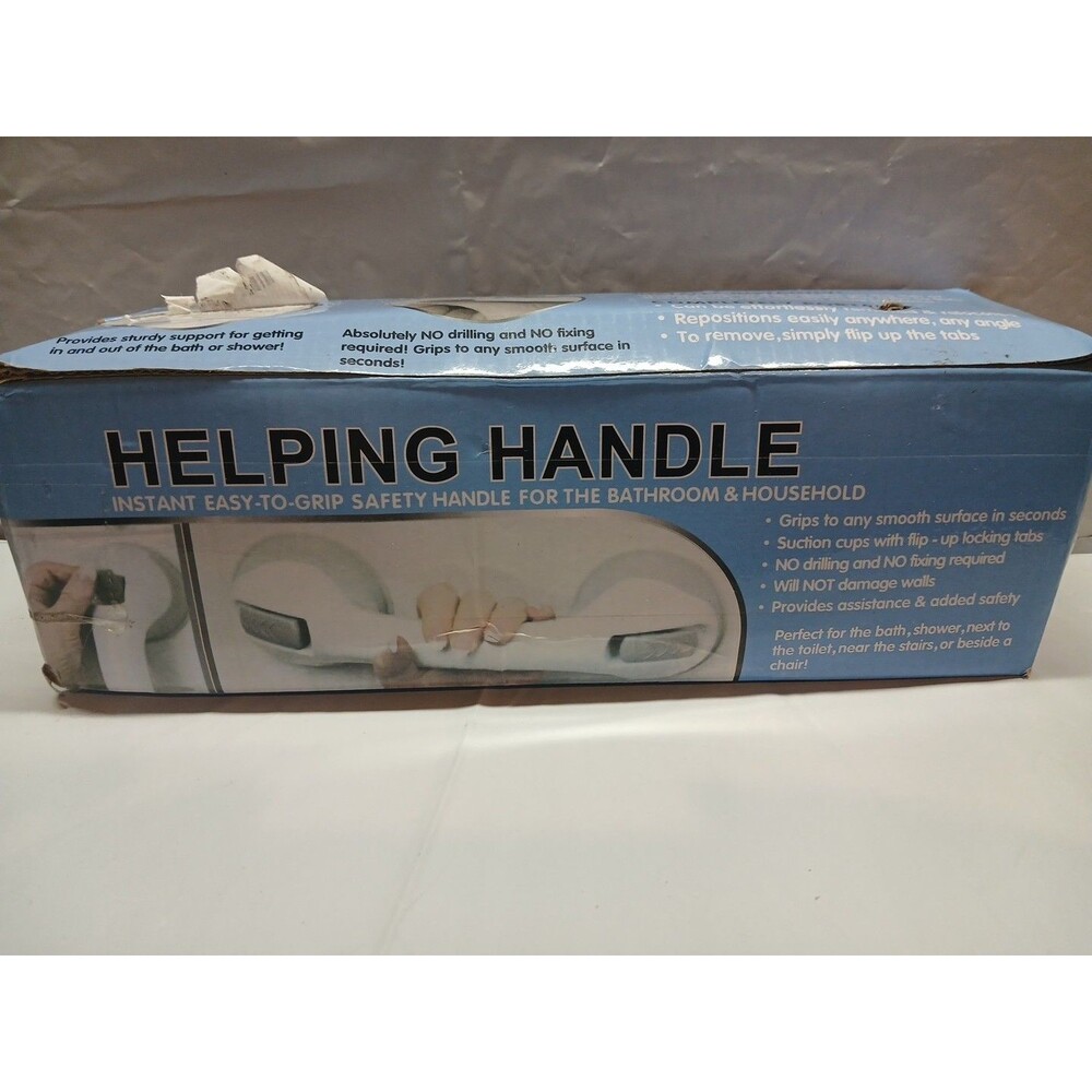 Helping Handle Easy Grip Safety Shower Bath For Children And Elderly  box is bad